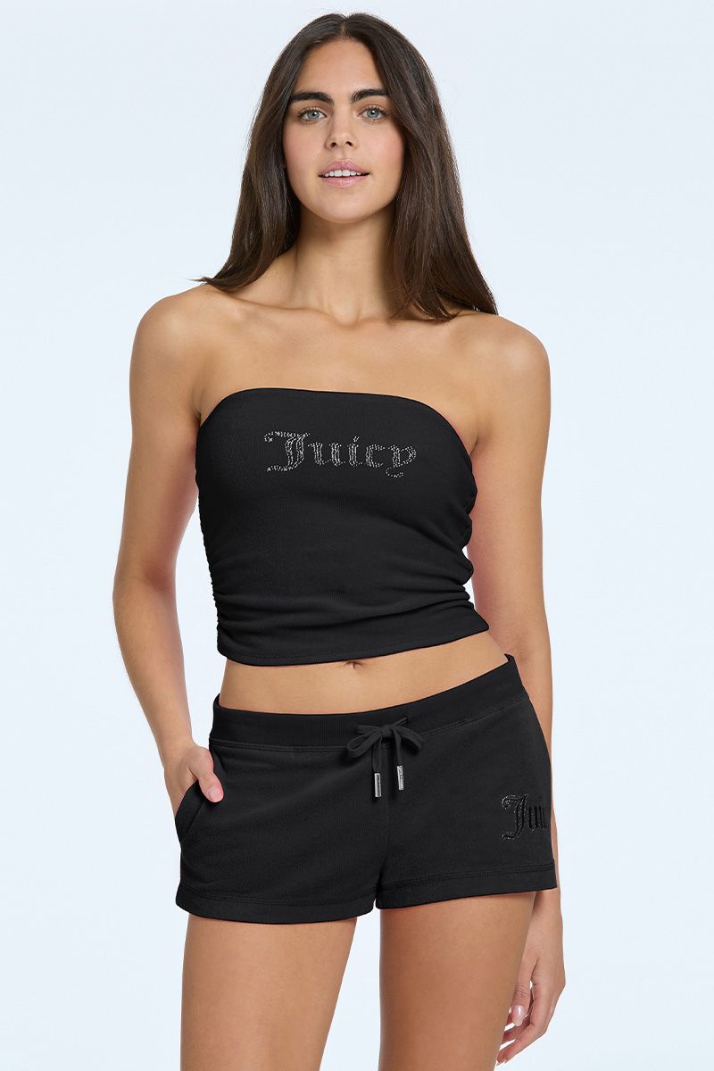Towel Terry Small Bling Tube Top - Juicy Couture