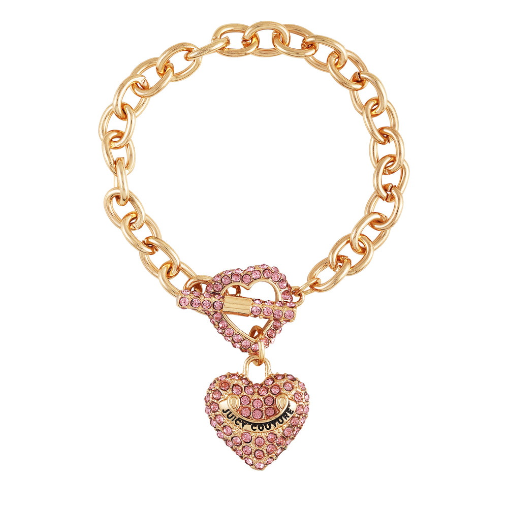Bling Heart Pendant Charm Bracelet | Juicy Couture