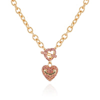 Bling Heart Pendant Charm Bracelet - Juicy Couture