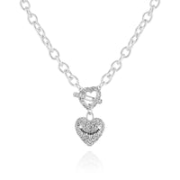 Bling Heart Pendant Charm Bracelet - Juicy Couture