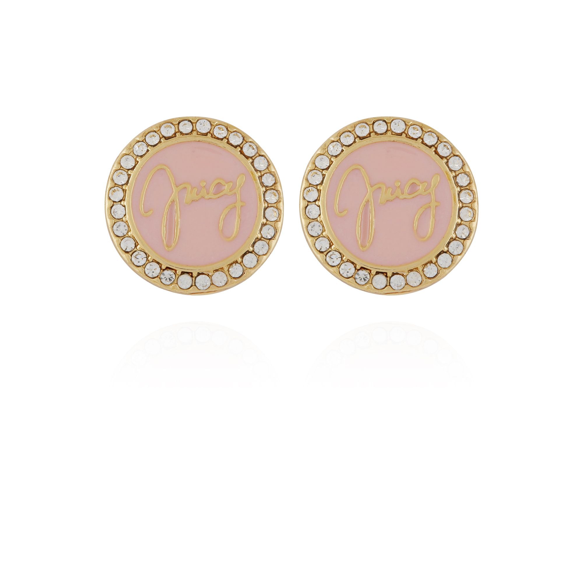 Circle Rhinestone Stud Earrings | Juicy Couture