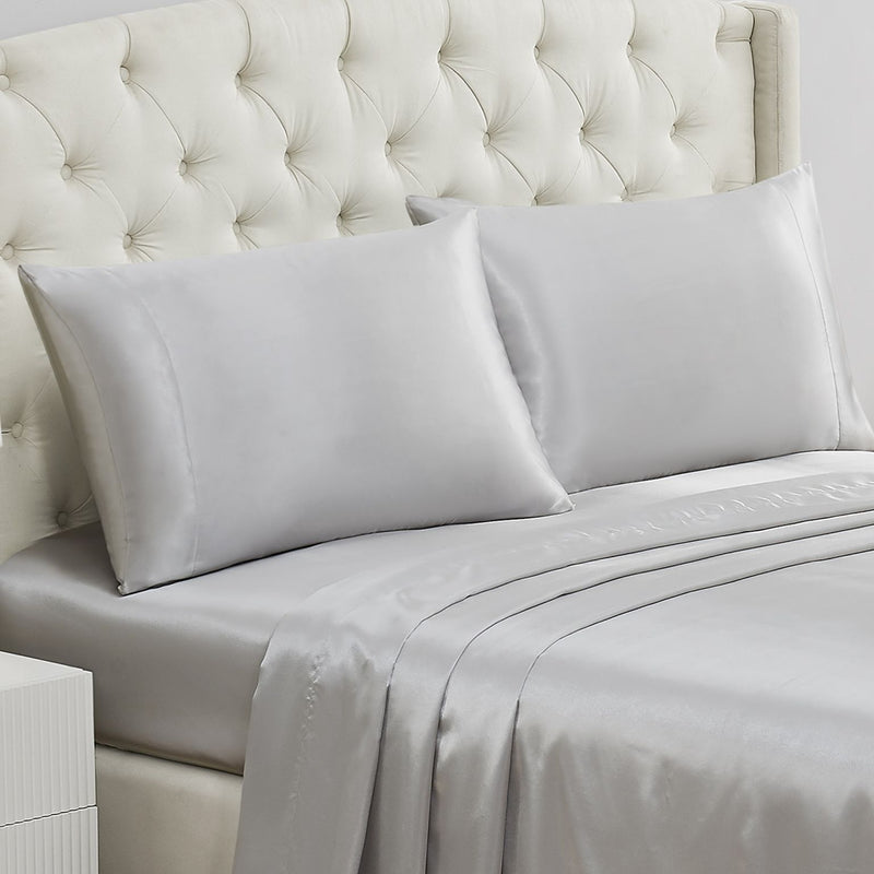 Solid Satin Pillow Case Set - Juicy Couture