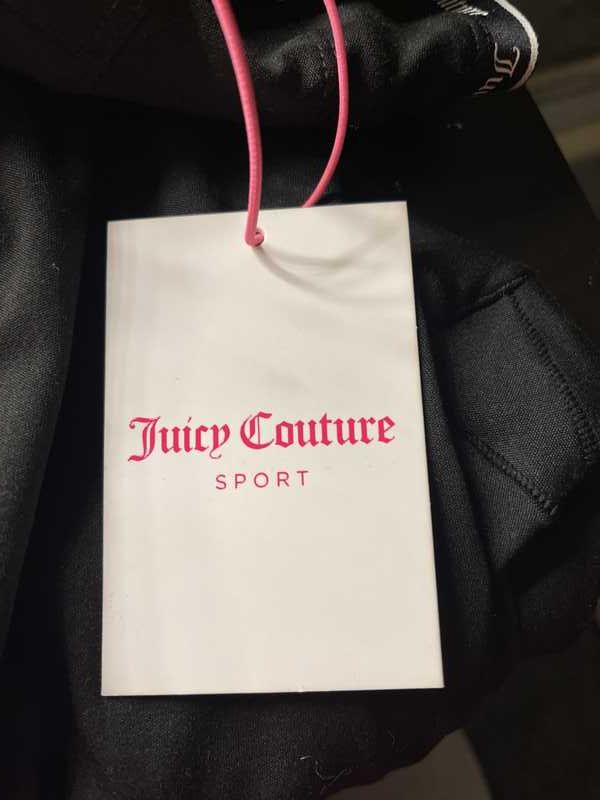 Juicy Couture, Pants & Jumpsuits, Juicy Couture Sport Matching Athletic  Set Black And Pink Sports Bra Leggings Nwt