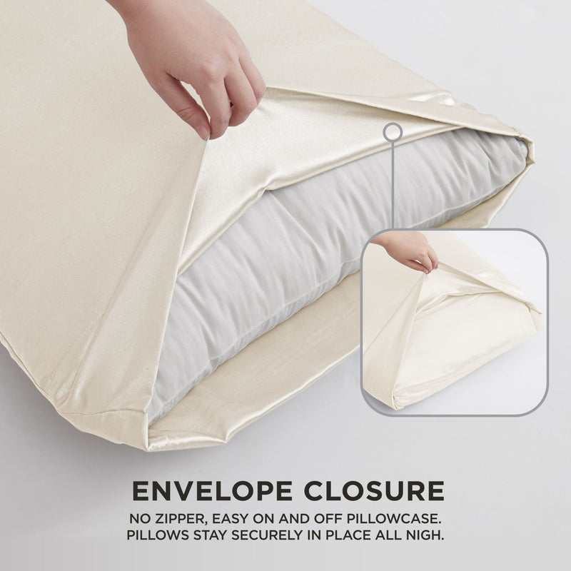 Solid Satin Pillow Case Set - Juicy Couture